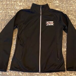 Kansas Jayhawks Big 12 Women’s Jacket Color Black Size Black